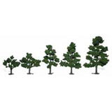 WOODLANDS SCENICS Realistic Tree Kit: Deciduous Medium Green 3" to 7" (6/pk)