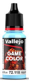 VALLEJO 18ml Bottle Sunrise Blue Game Color