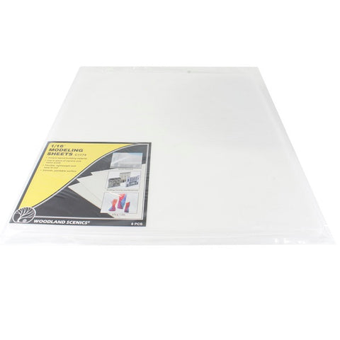 WOODLAND SCENICS SubTerrain: Modeling Sheets 1/16"x16"x18" (8/pk)