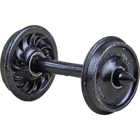 KADEE #531 HO 36" Ribbed Back Metal Code 88 Semi-Scale Wheels - Freight and Passenger (12 sets)