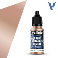 VALLEJO 	18ml Bottle Rusty Metal (Light) True Metallic Metal
