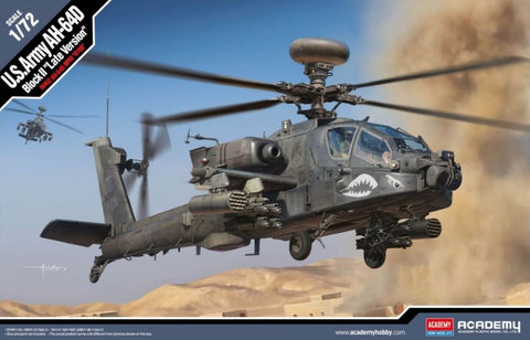 ACADEMY 1/72 AH64D Block II Late Version US Army Helicopter