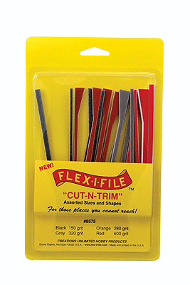 FLEX-I-FILE Cut-n-Trim Sanding Tapes -- Assorted Sizes & Shapes