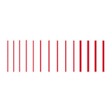 WOODLAND SCENICS Dry Transfer: Stripes, Red