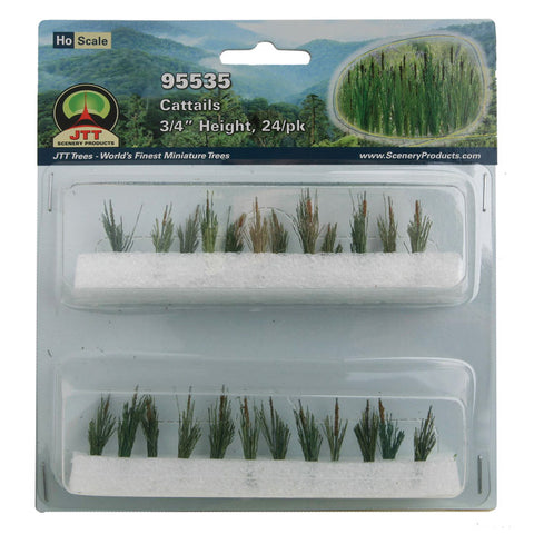 HO CATTAILS (24) 3/4"