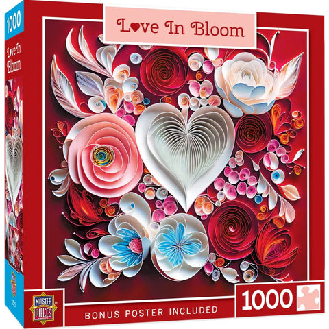 MASTER PIECES 1000-PIECE PUZZLE Love in Bloom
