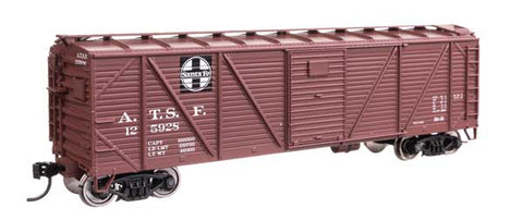 WALTHERS 40' ARA Single Sheathed Boxcar with Dreadnaught Ends - Ready to Run -- Santa Fe #125928