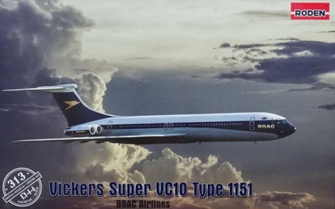 RODEN 1/144 Vickers Super VC10 Type 1151 BOAC Airliner