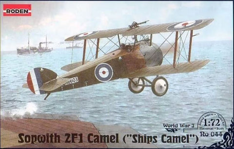 RODEN 1/72 Sopwith Camel 2F1 Royal AF Fighte
