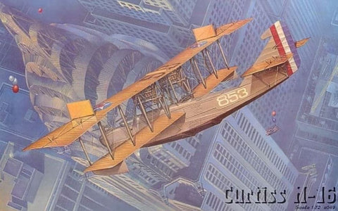 RODEN 1/72 Curtiss H16 Navy Flying Boat BiPlane
