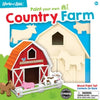 MASTER PIECES Country Farm Wood Craft & Paint Kit