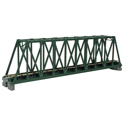 KATO N Unitrack 9-3/4" Single Truss Bridge - Green
