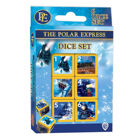 MASTER PIECES The Polar Express - 6-Piece Dice Set