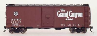 INTERMOUNTAIN HO Boxcar. 40' 12-Panel. ATSF #274109