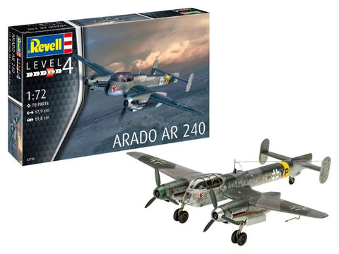 REVELL 1/72 Arado AR240 Luftwaffe Night Fighter