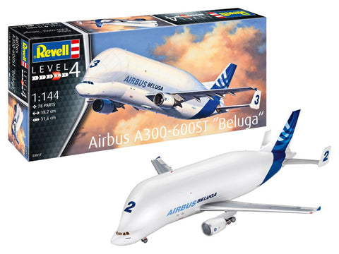 REVELL 1/144 Airbus A300-600ST Beluga Super Transporter Aircraft