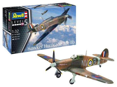 REVELL 1/32 Hawker Hurricane Mk IIb Fighter