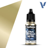 VALLEJO 18ml Bottle Aged Metal (Light) True Metallic Metal