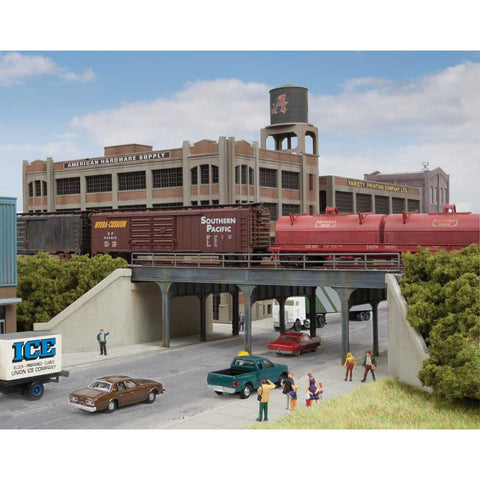 WALTHERS N Urban Steel Overpass Kit