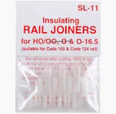 PECO HO Insulated Rail joiners for Code 100
