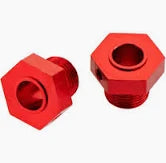 ARRMA ALUMINUM WHEEL HEX 17mm (RED) (2pcs)