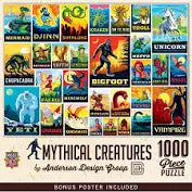 MASTER PIECES 1000-PIECE PUZZLE Mythical Creatures