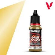 VALLEJO 18ml Bottle Metallic Polished Gold Game Color