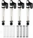 Axial SCX24 Aluminum Threaded  SHOCKS BLACK
