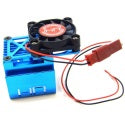 HOT RACING Universal Motor Clip-on Heat Sink & Fan for use on 540 and 550 Size Motors