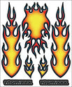 XXX MAIN RACING  Fire Internal Graphic Decal