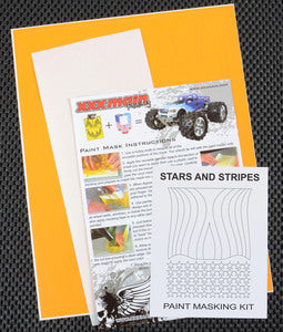 XXX MAIN RACING Stars and Stripes Paint Mask