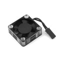 POWER HOBBY Aluminum Motor Heatsink Cooling Fan for 1/10 540 and 550 Size Motors, Red