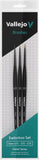 VALLEJO 	Detail Definition Round Synthetic Brush Set: 4/0, 3/0, 2/0