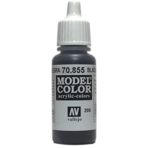VALLEJO 17ml Bottle Black Glaze Model Color