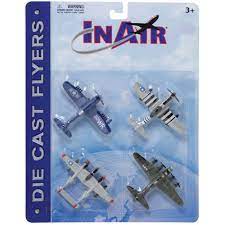 WOW TOYZ InAir WWII Planes with Aircraft