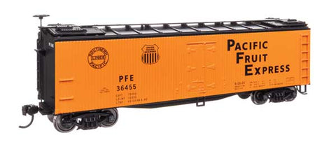 WALTHERS 40' Early Reefer - Ready To Run -- Pacific Fruit Express SP/UP #36455