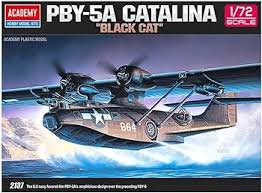 ACADEMY 1/72   PBY-5A BLACK CAT