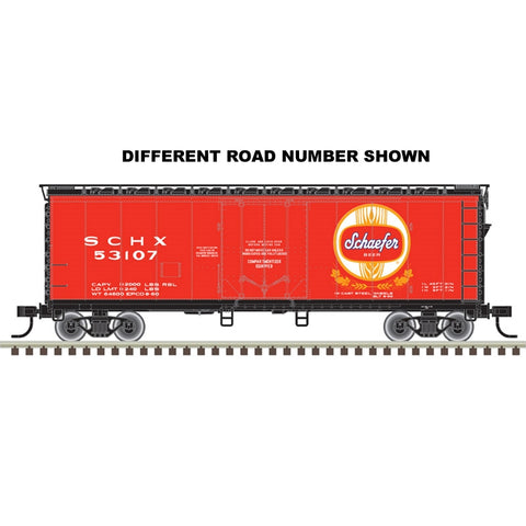 ATLAS N Boxcar, 40' Plug Door, Schaefer Beer #53123