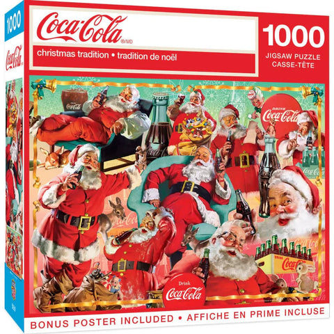 MASTER PIECES 1000-PIECE PUZZLE Coca-Cola - Christmas Tradition