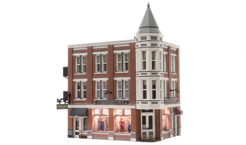 WOODLAND SCENICS HO Build-&-Ready: Davenport Department Store