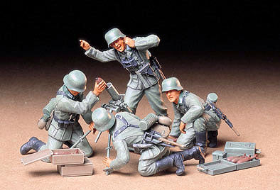 TAMIYA 1/35 German Inf Mortar Team