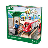 BRIO RAIL&ROAD TRAVEL SET