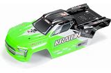 ARRMA Mini KRATON Body (Black/Green)