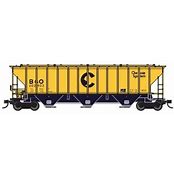 TRAINWORX N Covered Hopper, PS2-CD 4427, MKT #9616