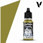 VALLEJO 17ml Bottle Dark Yellow Model Color