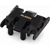 Injora Axial SCX30 Brass Skid Plate (Black) (17.8g)