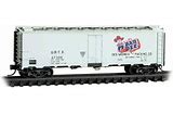 MICRO-TRAINS N Reefer, 40' Steel Ice, URTX #67306 (Bar Bee Meat Packing Company)
