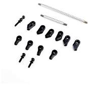 AXIAL Steering Links, Steel, Wide: SCX30