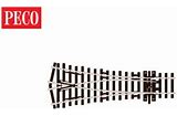 PECO HO Code 100 Turnout, Small Radius Wye - Insulfrog