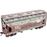 MICRO-TRAINS HO Covered Hopper, 2-Bay Kit, BNSF/ex-PRR (Weathered)